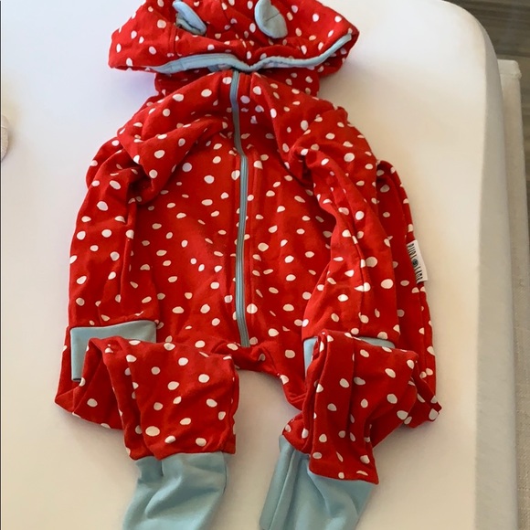 Purl Lamb Bear Hoodie Jumpsuit - Picture 1 of 4